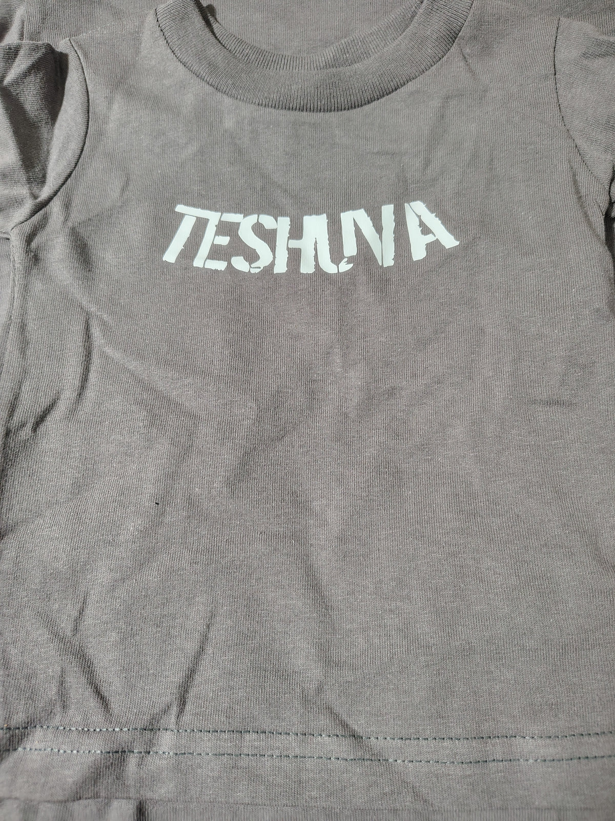 TESHUA Kids T-Shirt - Charcoal Gray