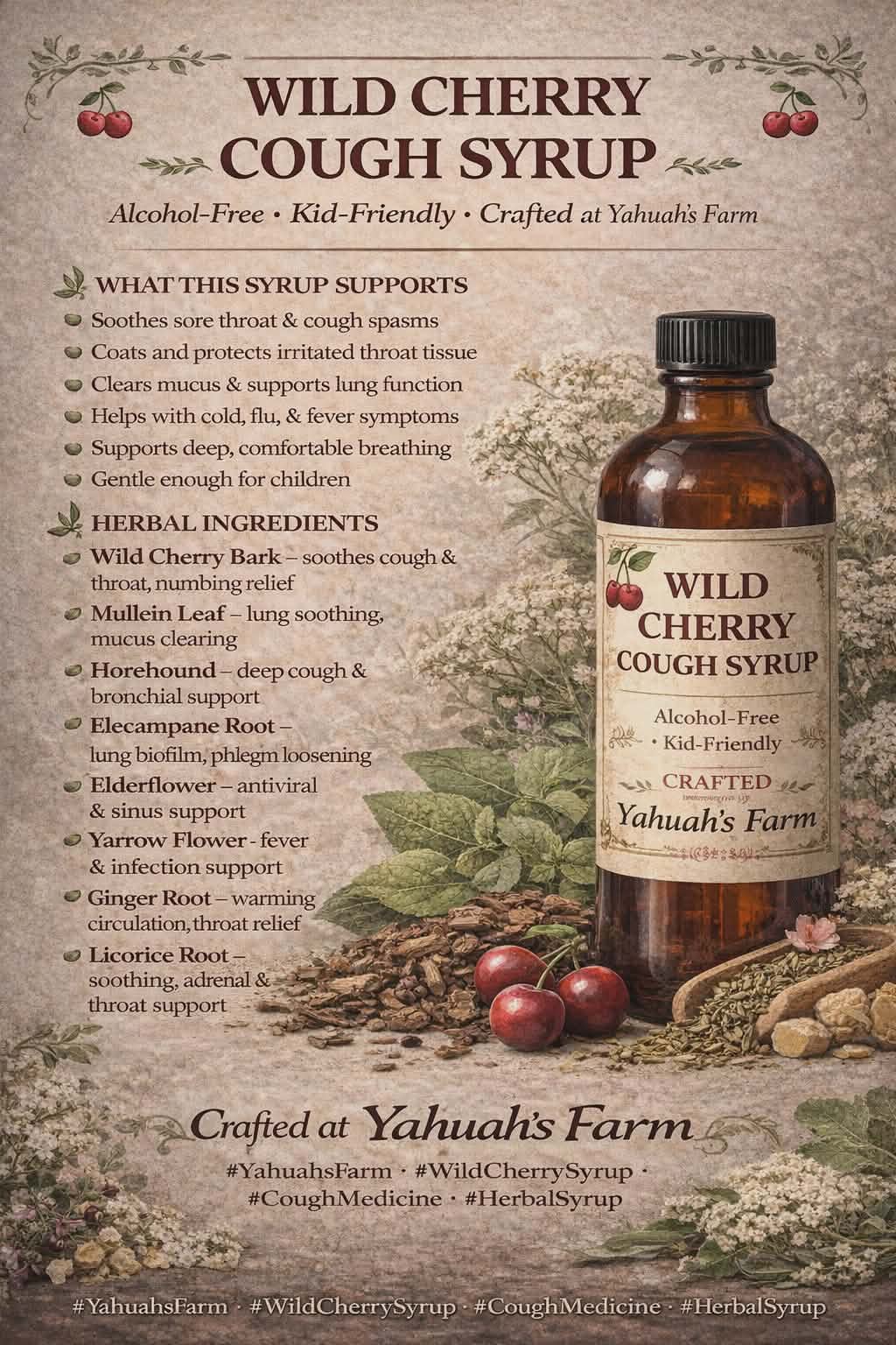 WILD CHERRY COUGH SYRUP