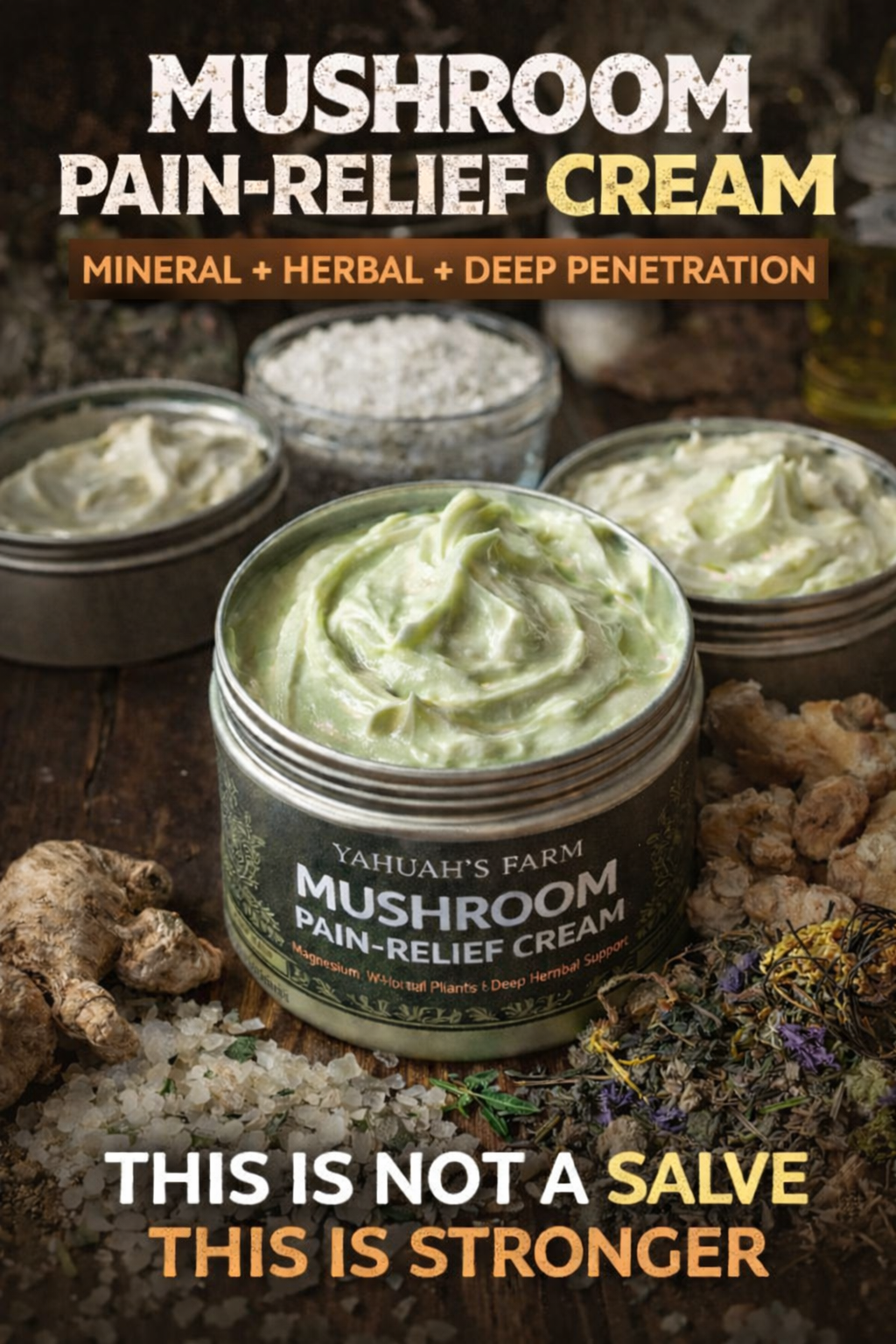 MUSHROOM PAIN-RELIEF CREAM