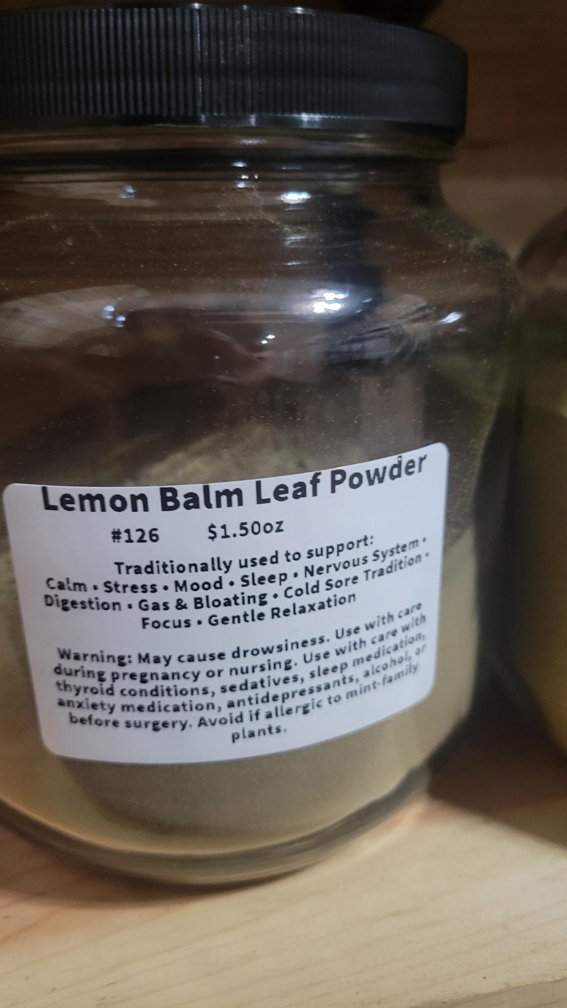 Lemon Balm Leaf Powder