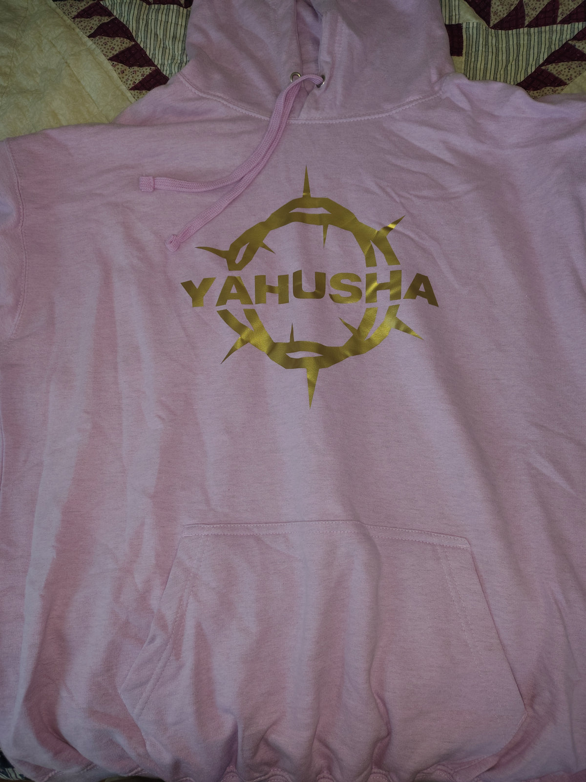 Yahusha Hoodie - Gold Logo