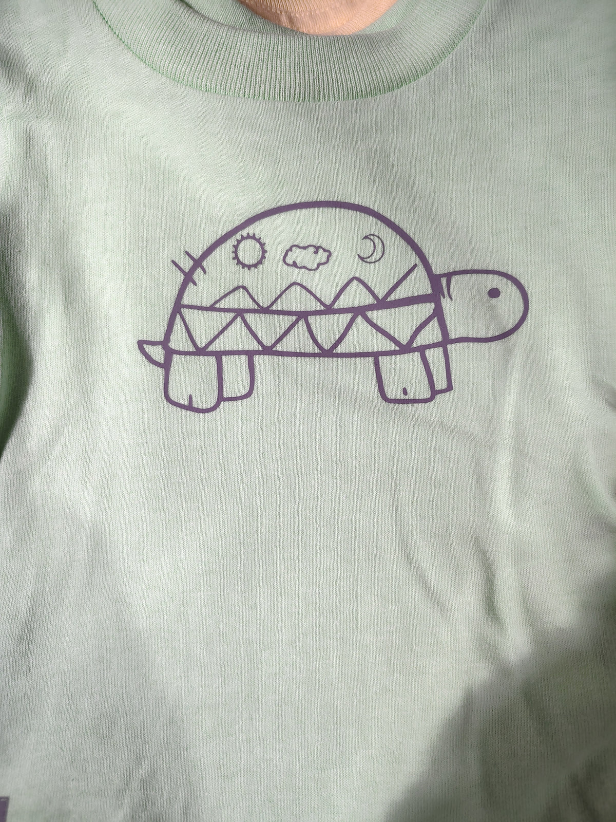Turtle Baby T-Shirt - Mountains, Sun and Moon