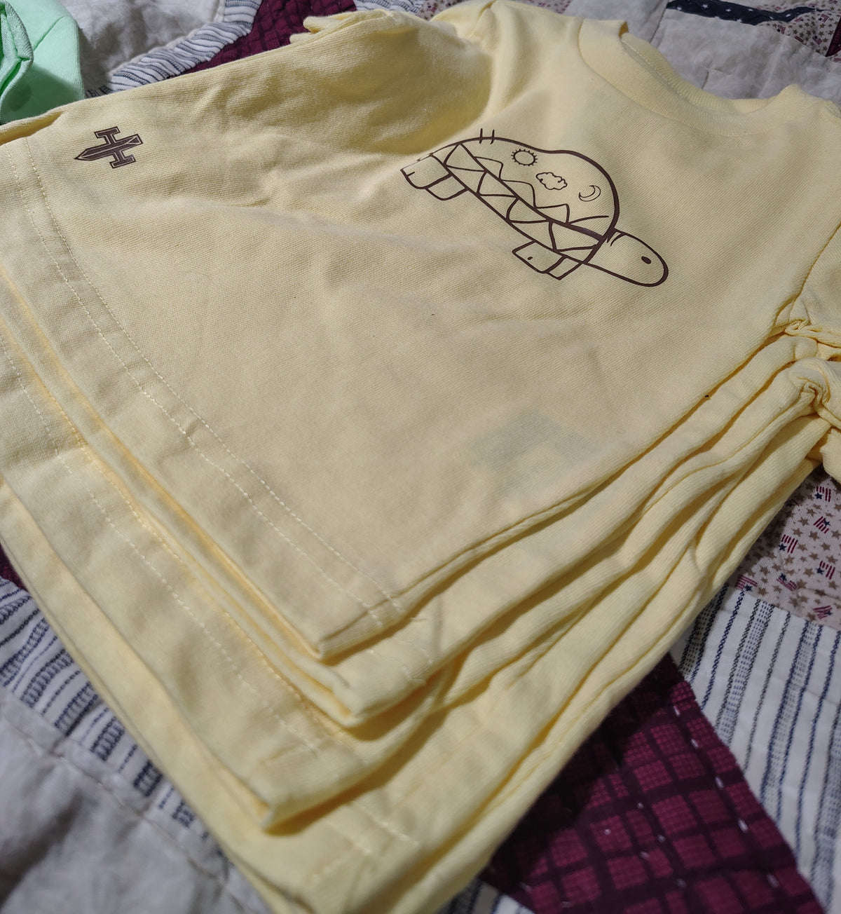 Turtle Baby T-Shirt - Mountains, Sun and Moon