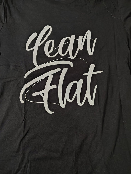 Lean Flat T-Shirt - Black