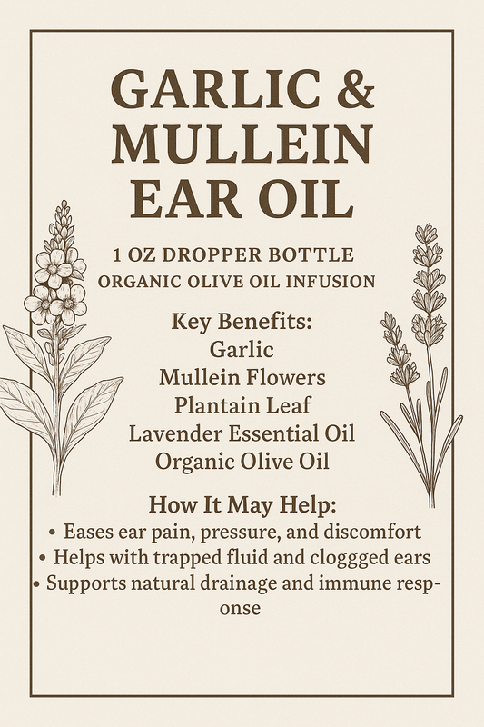 GARLIC & MULLEIN EAR OIL