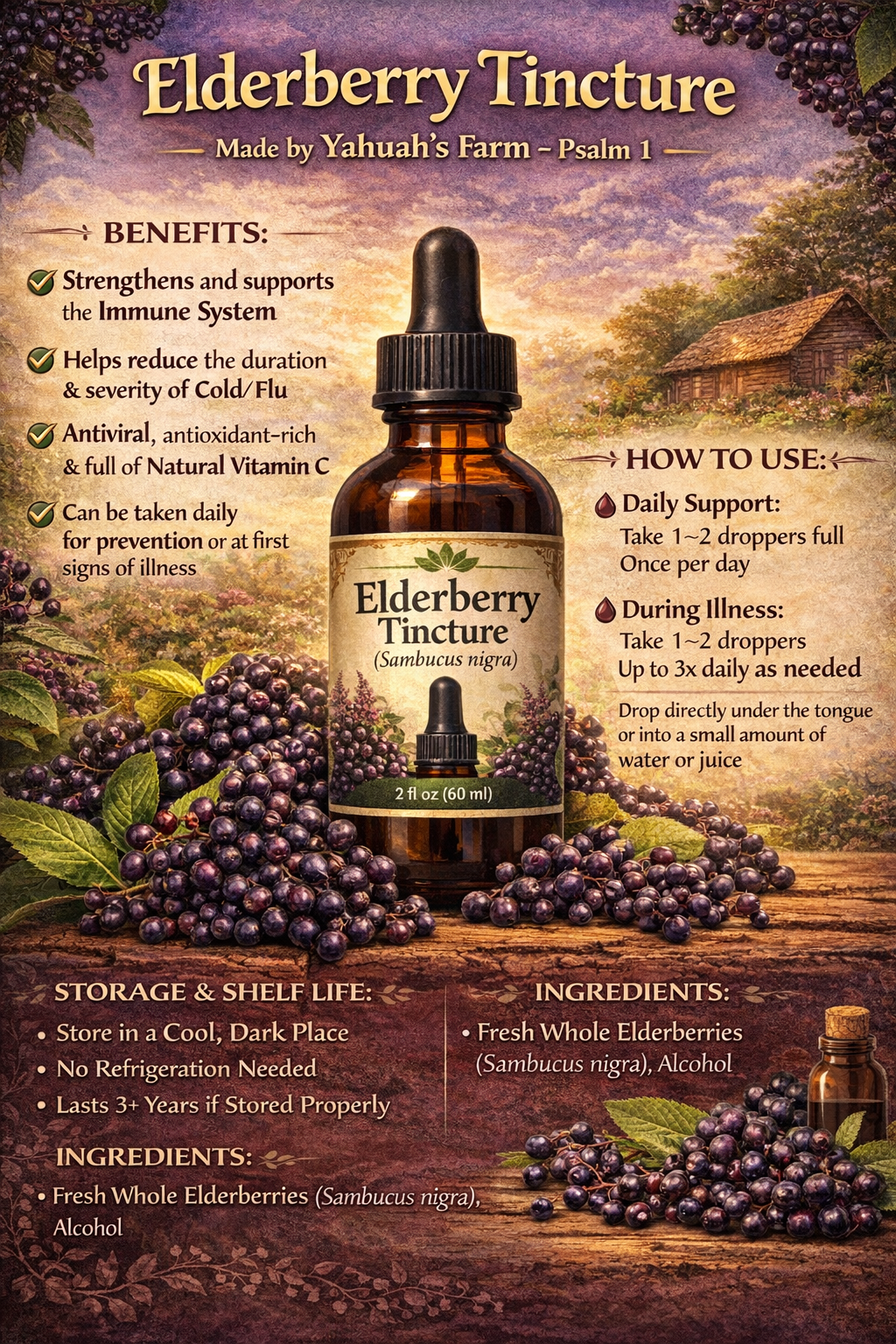 ELDERBERRY TINCTURE