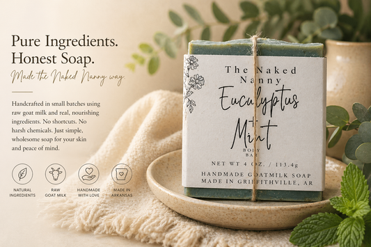Eucalyptus + Mint Goatmilk Soap Bar