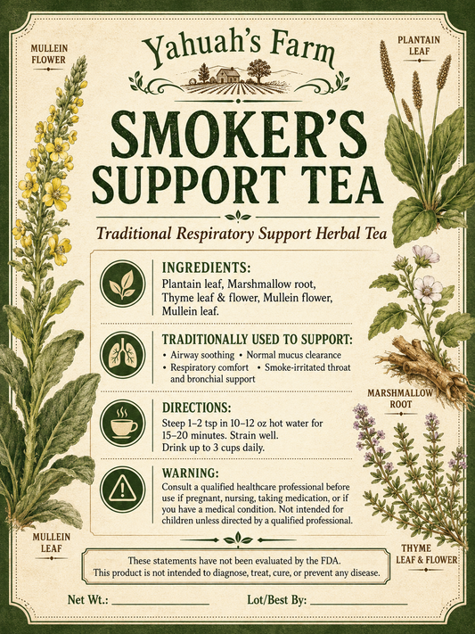 SMOKER’S SUPPORT TEA