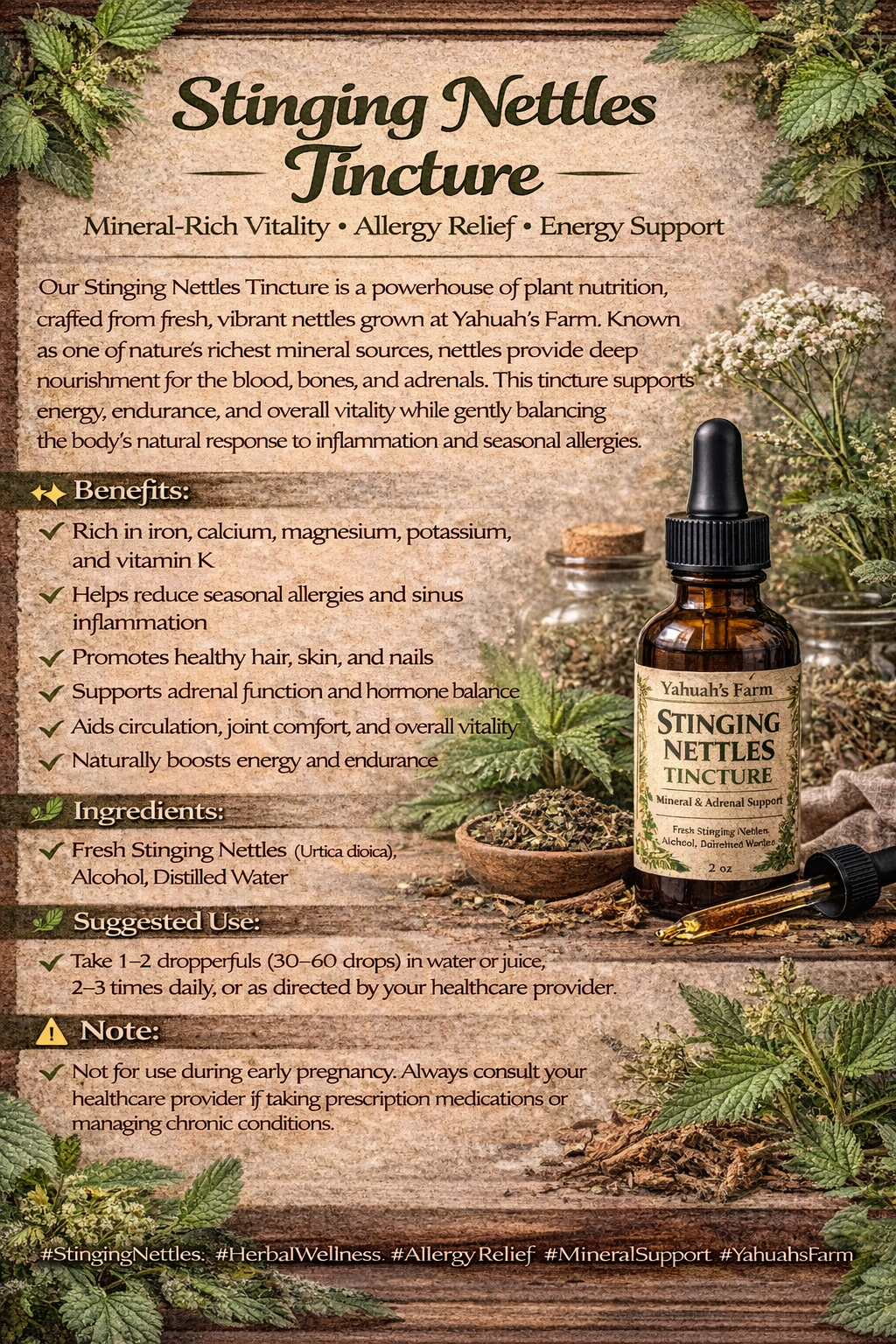 STINGING NETTLES TINCTURE
