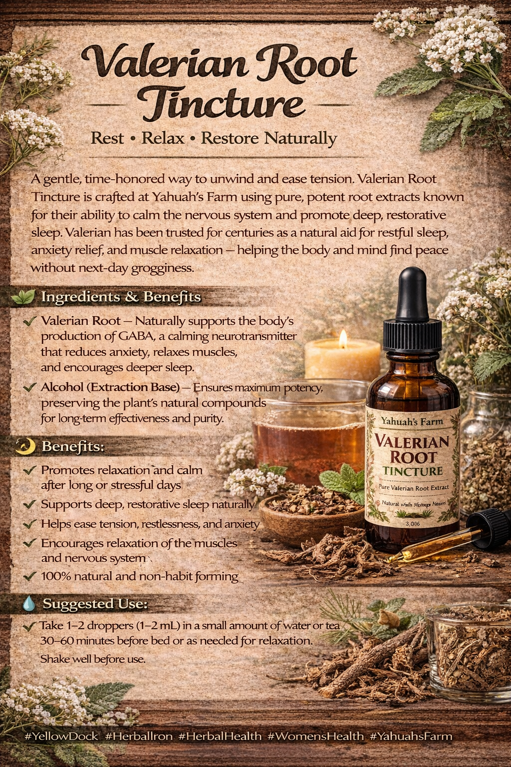 VALERIAN ROOT TINCTURE