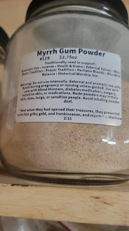 Myrrh Gum Powder