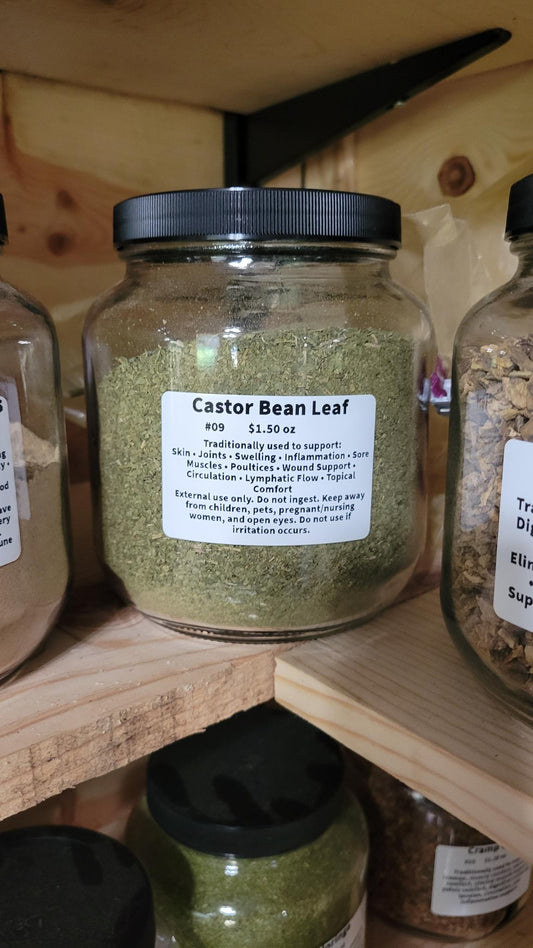 Castor Bean Leaf