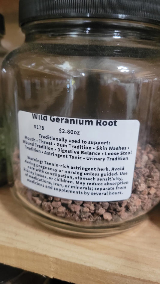 Wild Geranium Root